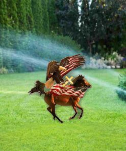 horse eagle garden metal sign spirits of america ddh2769ms 5513