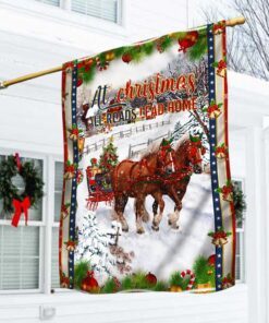 Horse Flag At Christmas, All Roads Lead Home ANT346F