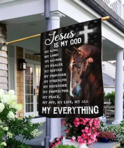 Horse Flag Christian Faith, Jesus Is My Everything DBD2848F