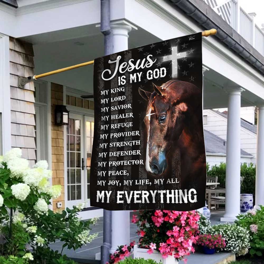 Horse Flag Christian Faith, Jesus Is My Everything DBD2848F