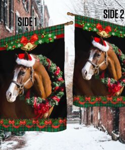 horse flag merry christmas horse flag trl1502f 2813