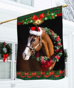 Horse Flag Merry Christmas Horse Flag TRL1502F