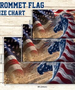 horse grommet flag american patriot bnn288gf 1243