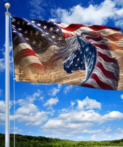 horse grommet flag american patriot bnn288gf 1910