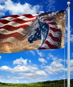 horse grommet flag american patriot bnn288gf 2447
