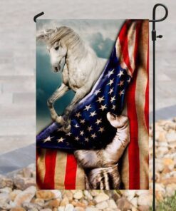 horse independence day, 4th of july flag 2598