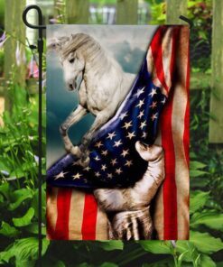 horse independence day, 4th of july flag 2904