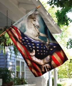 horse independence day, 4th of july flag 4300