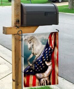 horse independence day, 4th of july flag 7021