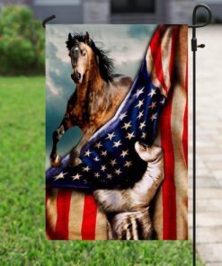 horse independence day, 4th of july flag 7731