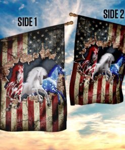 horses american u.s. flag 4152