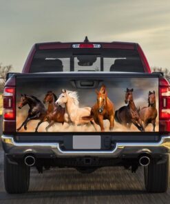 Horses Tailgate Decal Sticker Wrap