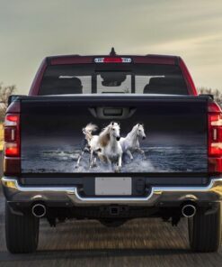 Horses Truck Tailgate Decal Sticker Wrap