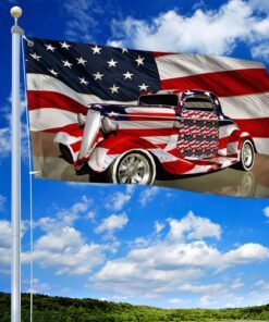 Hot Rod American Grommet Flag LHA1799GF