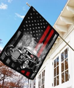 hot rod american u.s. flag 5952