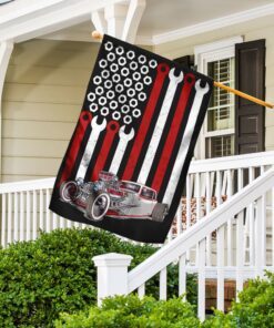 hot rod american us flag 6058