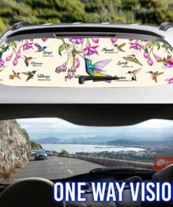 hummingbird. god says you are rear window decal thh2846cd 8104