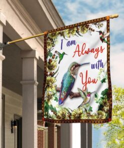 Hummingbird. I Am Always With You Flag