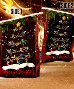 hummingbird christmas tree flag 5071