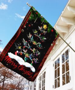 hummingbird christmas tree flag 5200