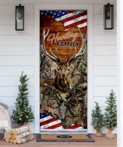 Hunting Family Door Cover