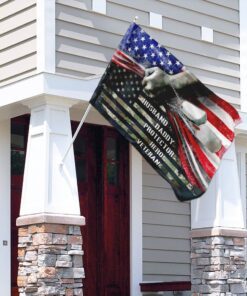 husband daddy protector hero veteran flag 2621