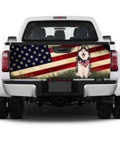 husky american truck tailgate decal sticker wrap 6870
