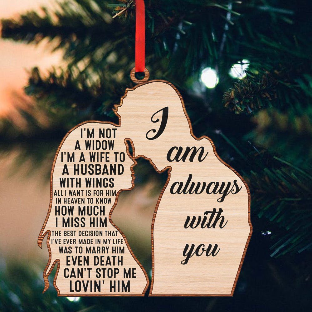 I'm A Wife To A Husband With Wings Custom-Shaped Ornament DDH2878O