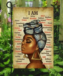 i am a black woman flag 2240