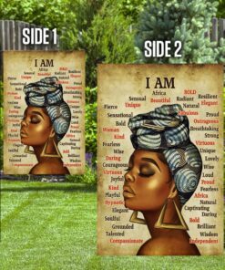 i am a black woman flag 3114