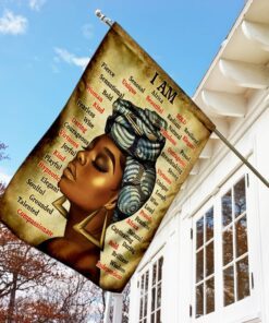 i am a black woman flag 8932