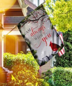 i am always with you, cardinal flag 8956