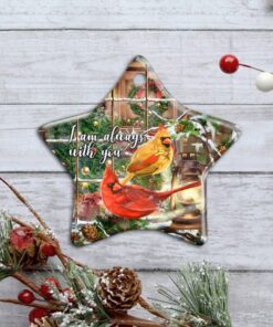 i am always with you ceramic ornament pn209o 8821