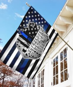 i am the storm female police officer flag 8221