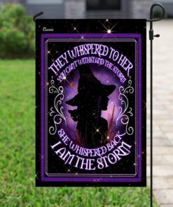 I Am The Storm Witch Flag