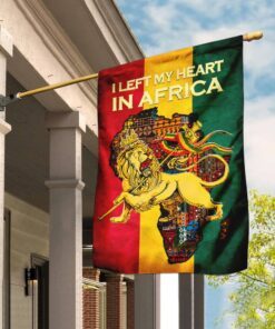 i left my heart in africa flag 1753