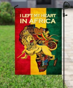 I Left My Heart In Africa Flag