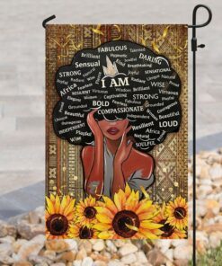 i love being a black woman flag 8732