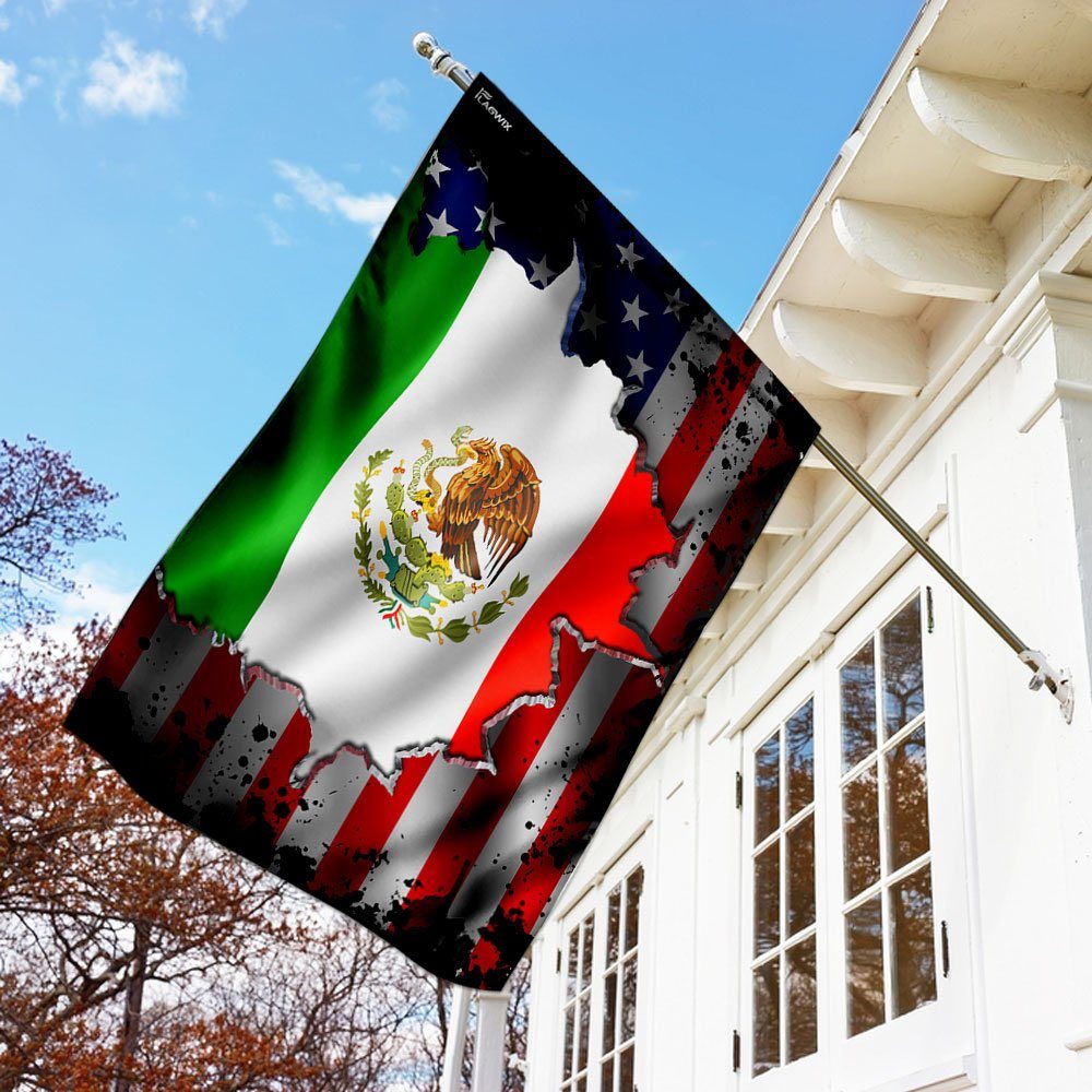 I May Live In The USA But My Story Began In Mexico Flag - Image 2
