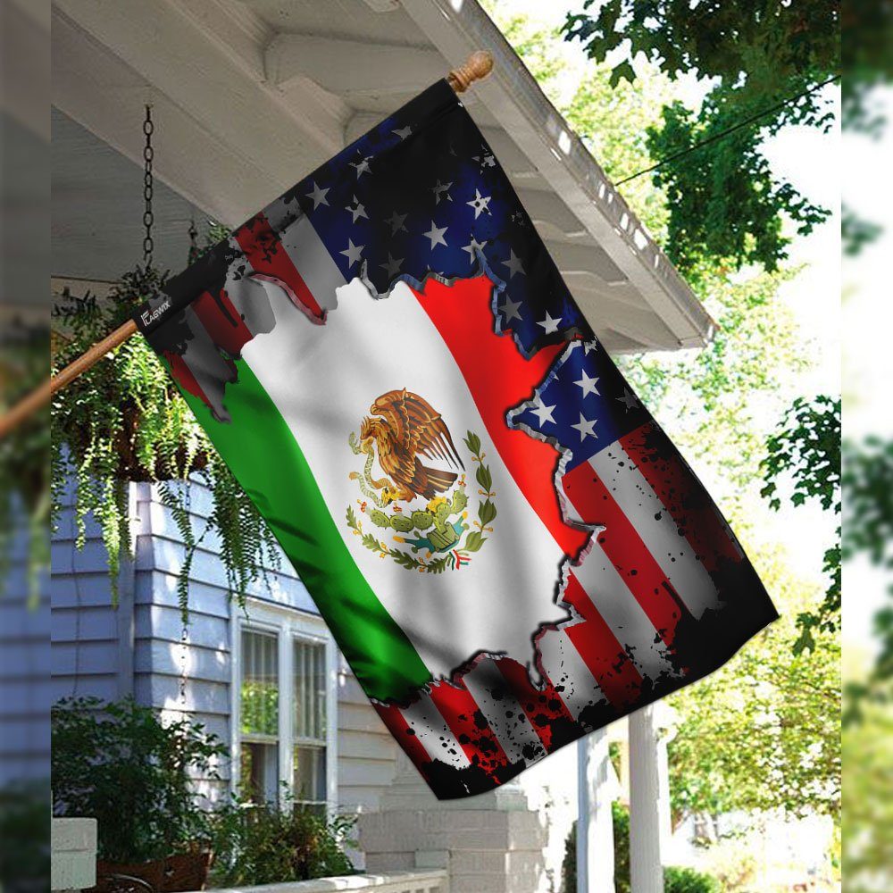 I May Live In The USA But My Story Began In Mexico Flag - Image 3