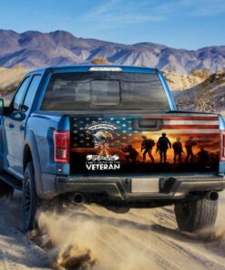 i own it forever the title veteran truck tailgate decal sticker wrap trn1371td 1091