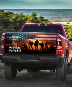i own it forever the title veteran truck tailgate decal sticker wrap trn1371td 1859