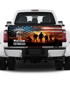 i own it forever the title veteran truck tailgate decal sticker wrap trn1371td 4591