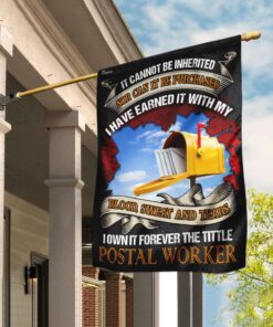 I Own It Forever The Tittle Postal Worker Flag