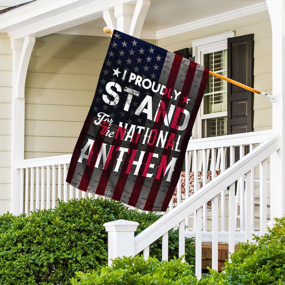 I Proudly Stand For The National Anthem Flag MLN330F - Image 6