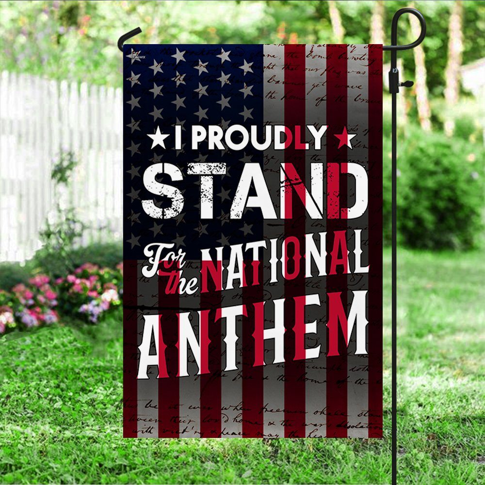 I Proudly Stand For The National Anthem Flag MLN330F - Image 3