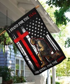 i stand for the flag and kneel for the cross flag 3481