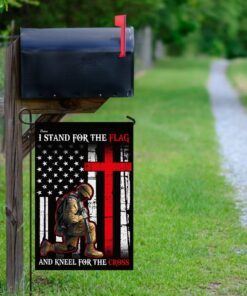 i stand for the flag and kneel for the cross flag 7595