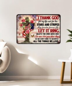 i thank god hanging metal sign ntb129ms 7780