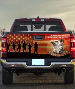 I Walked The Walk So You Could Talk The Talk Veteran Truck Tailgate Decal Sticker Wrap